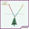 Christmas tree pendant for necklace